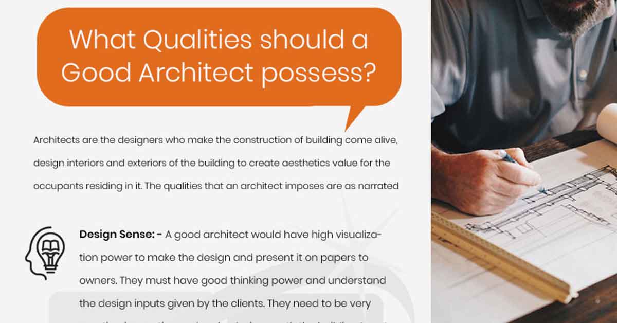 What Qualities should a Good Architect possess?