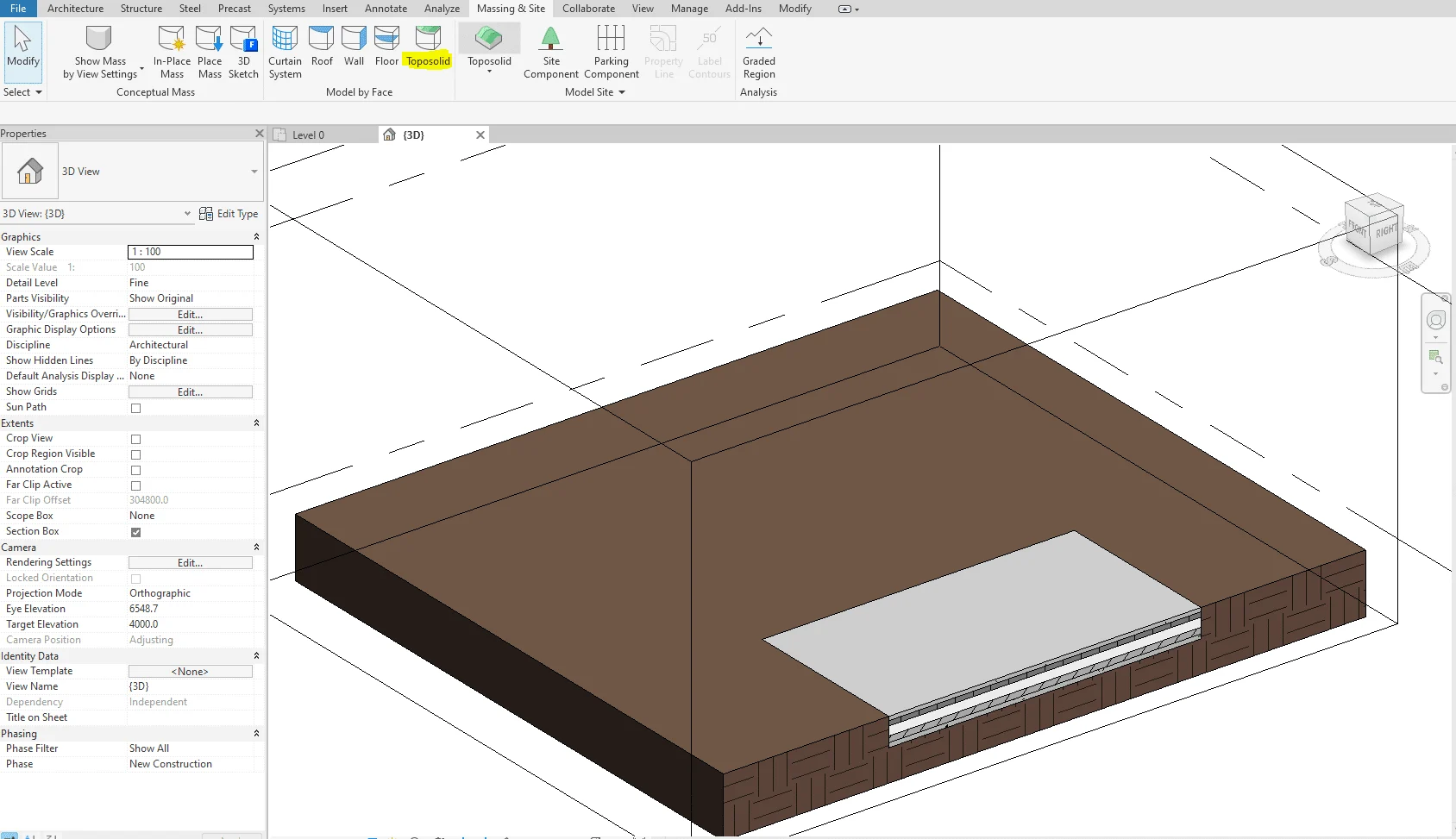 6. Toposolid from Mass Face 2 6. Toposolid from Mass Face 2