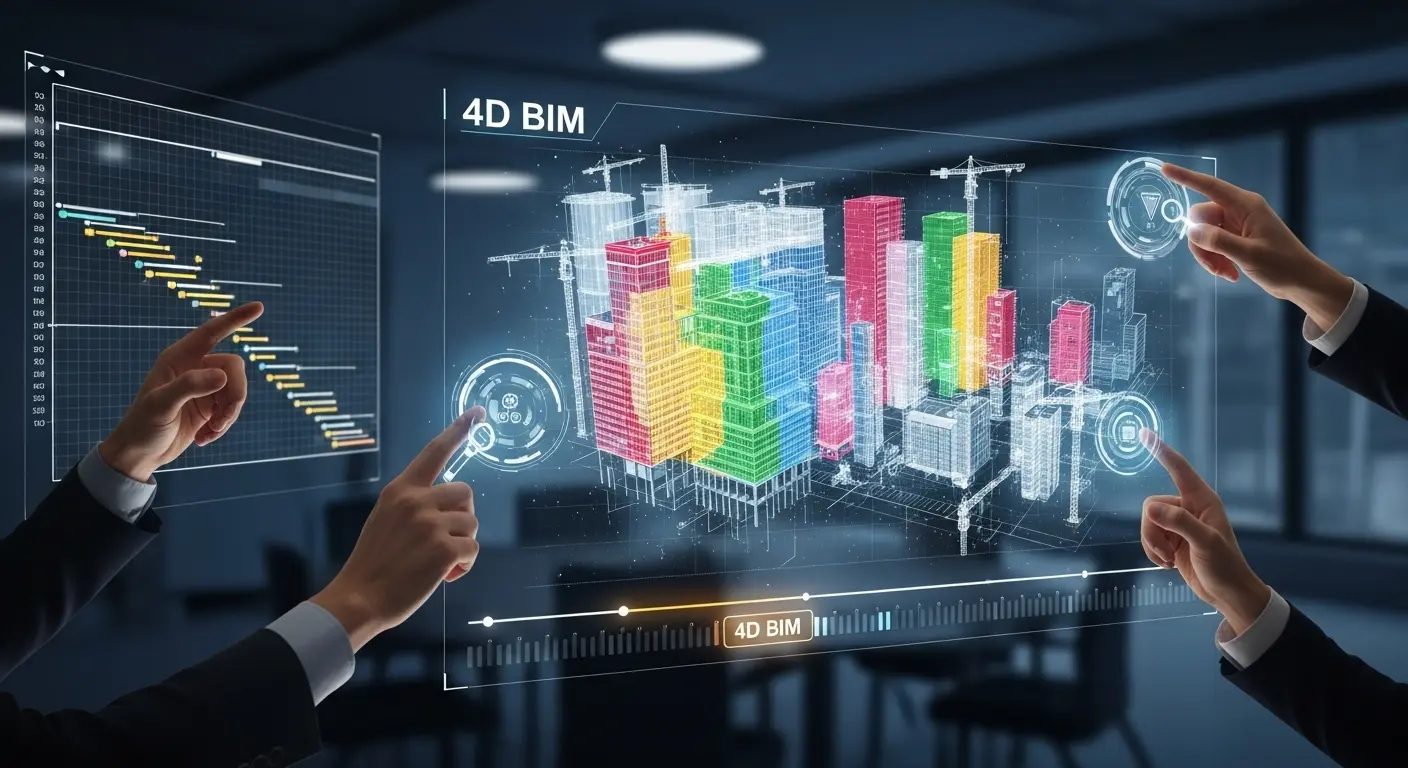Beyond the Gantt Chart: 5 Reasons 4D BIM Services are Essential for Modern Construction Scheduling