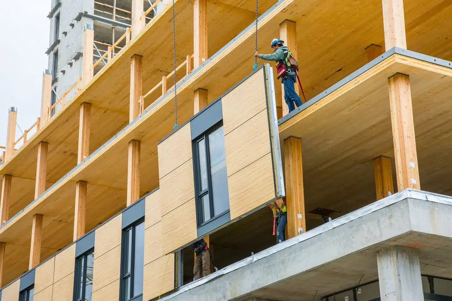 Use of cross-laminated timber in Brock Commons Tallwood House