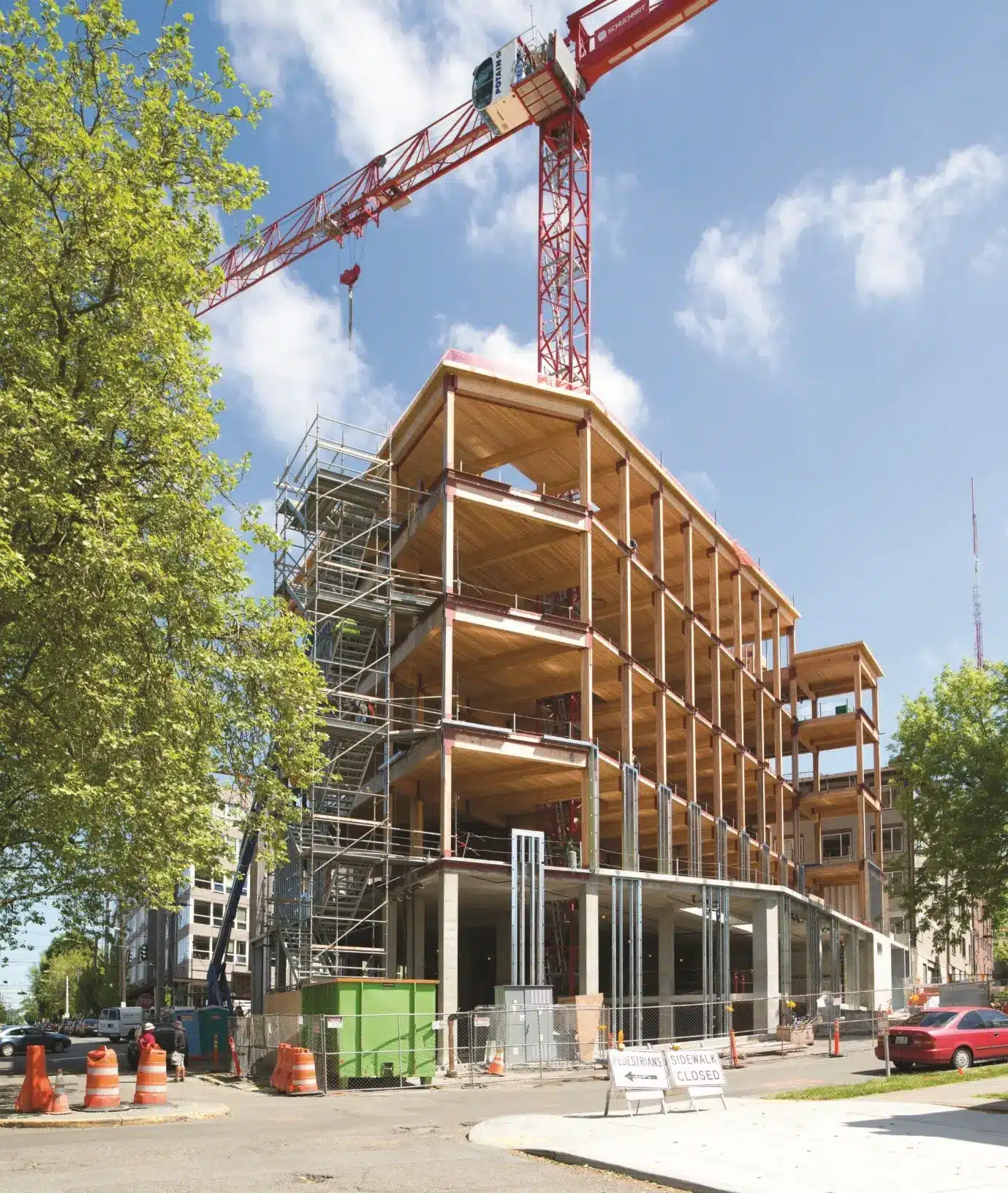 Use of FSC-certified timber in Bullitt Center in Seattle