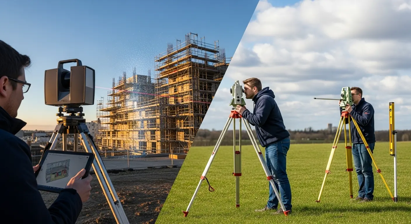 Laser Surveys vs Traditional Surveying