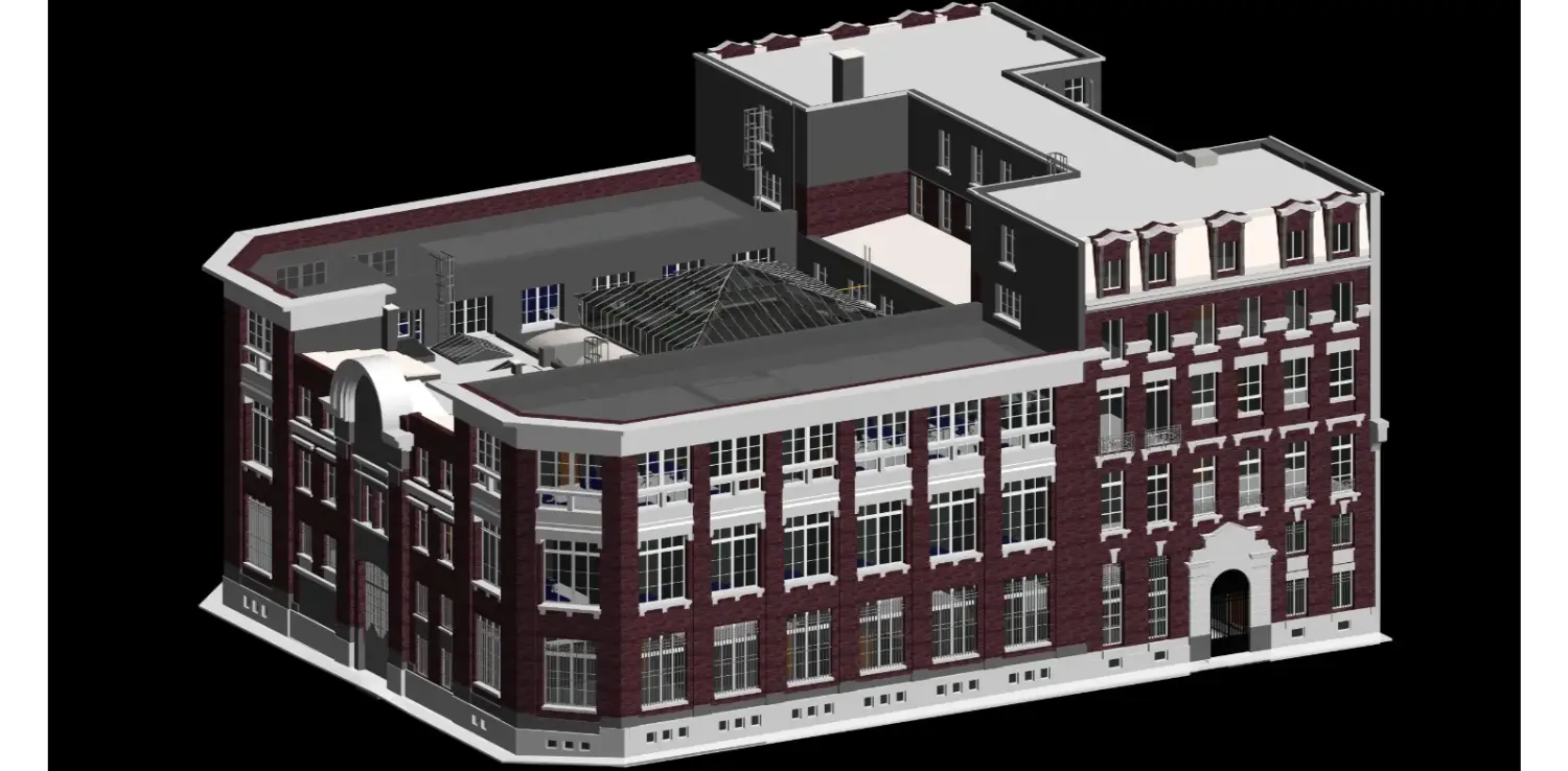 Europe Architectural Bim Modeling Of Government Building 2