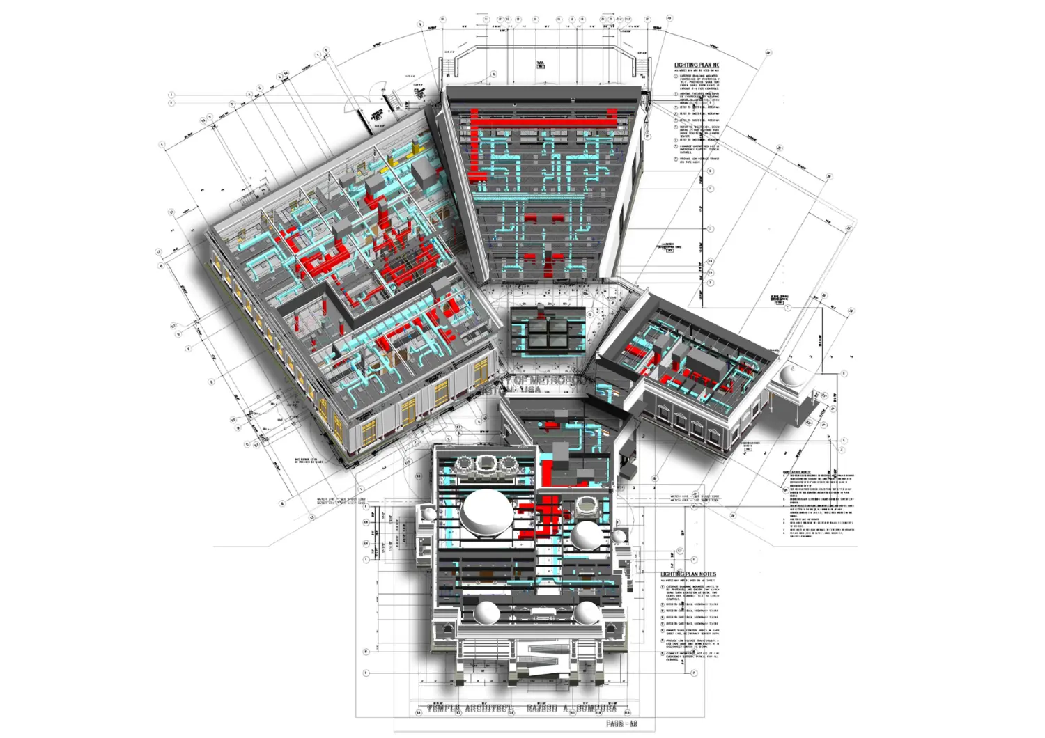 USA Multidisciplinary BIM Modeling Coordinated Multidisciplinary Coordinated BIM Model