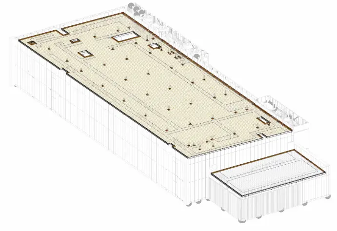 3D BIM Model of Roof