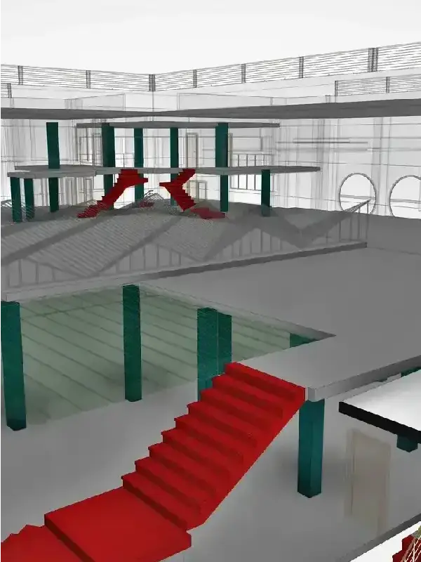 Lod 300 Revit Modeling of a Villa in Spain 12