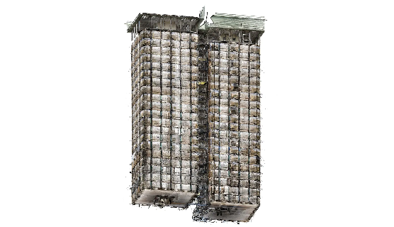 Strucutral Scan to BIM for Twin Towers of an Office Building 18