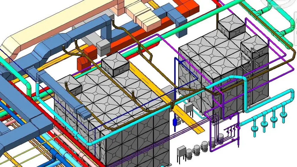 Coordinated and Clash Free BIM Model of MEP System of Commercial Infrastructure