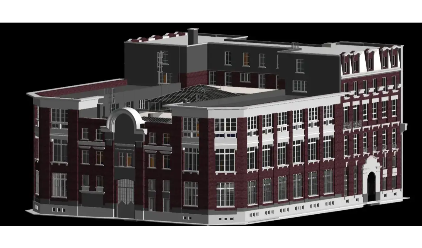 Europe Architectural BIM Modeling of Government Building