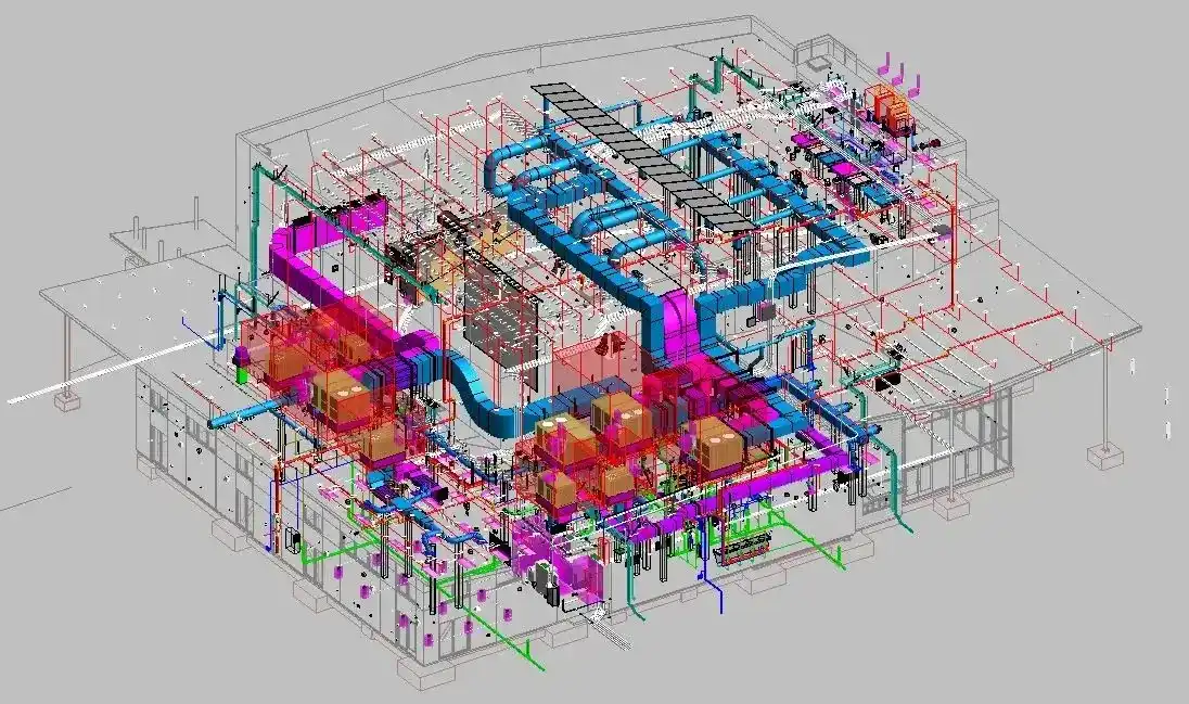 MEP Coordinated BIM Model of Everett Alvarez