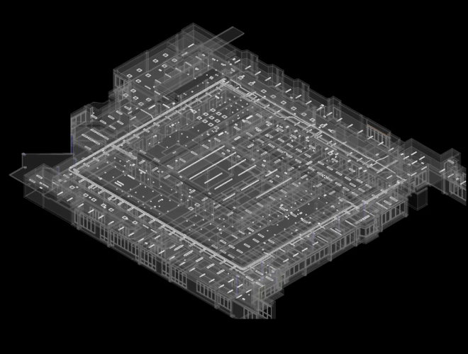 Electrical Mep BIM Coordination of Residential Building Lod350 Europe1