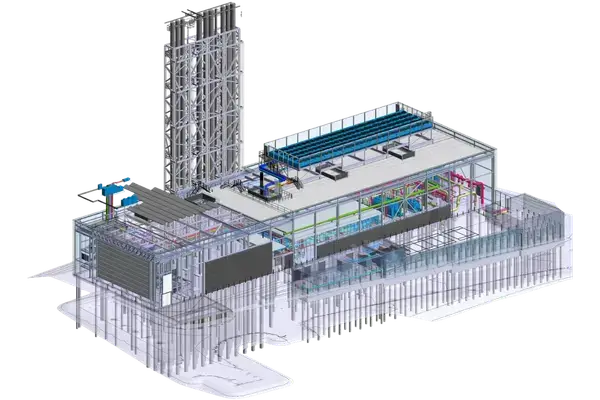MEPF BIM Modeling of Commercial Building
