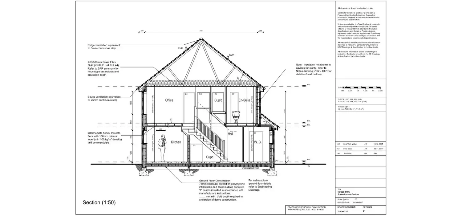 Construction Drawing Set 5102 4116 C2 Ga Setting Out 07
