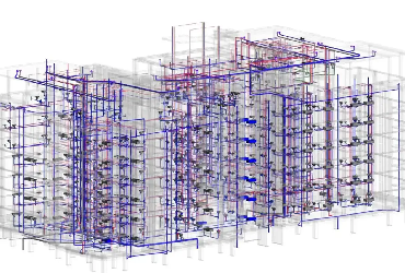 Plumbing Bim Services For a Hotel Apartment In Usa
