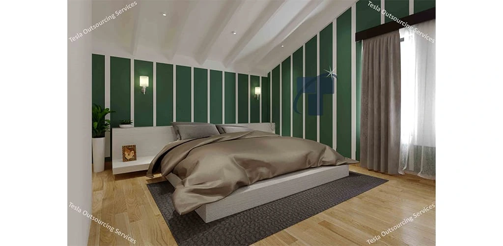 Interio 3D Renderings tesla Outsourcing Services