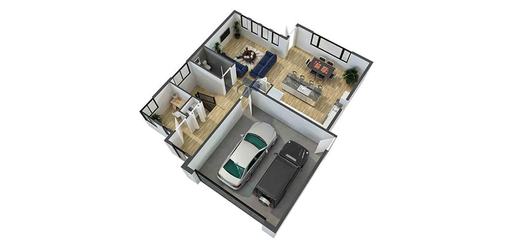 Floor plan 3D Renderings Projects
