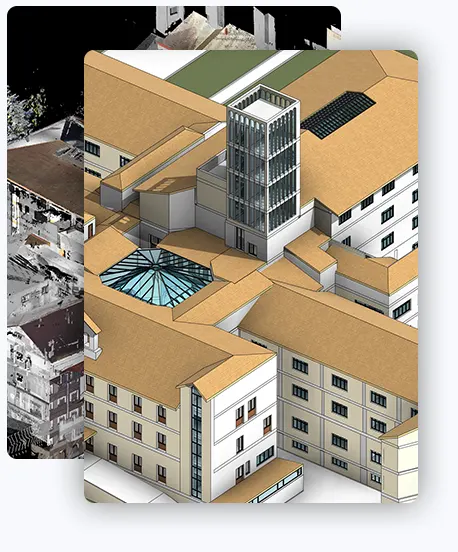 Application of our Point Cloud to BIM Services